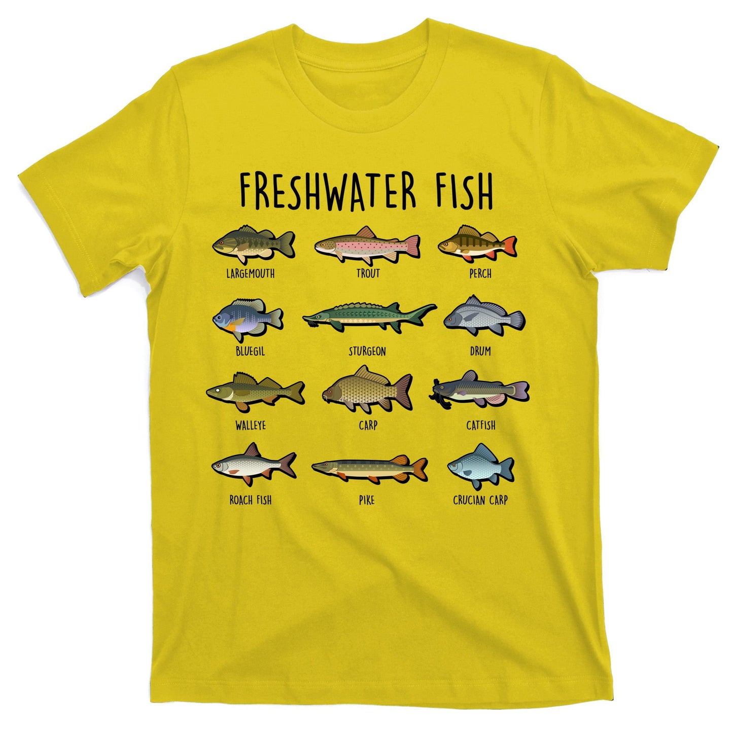 Freshwater Fish - 100 Different Types T-Shirt