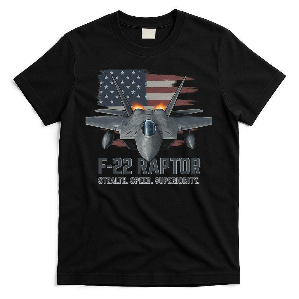 F-22 Raptor Stealth Speed Superiority T-Shirt