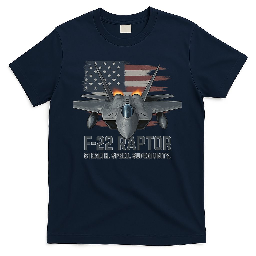F-22 Raptor Stealth Speed Superiority T-Shirt