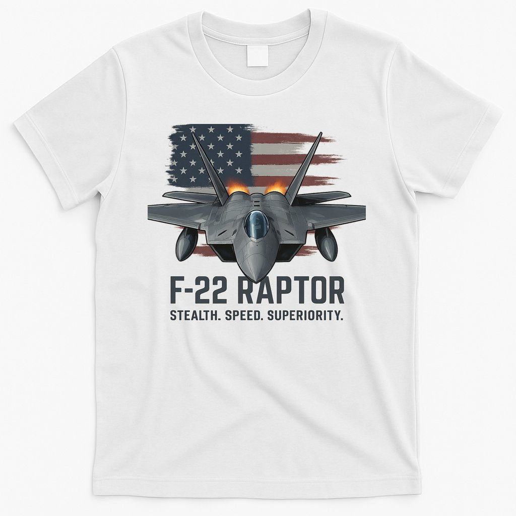 F-22 Raptor Stealth Speed Superiority T-Shirt