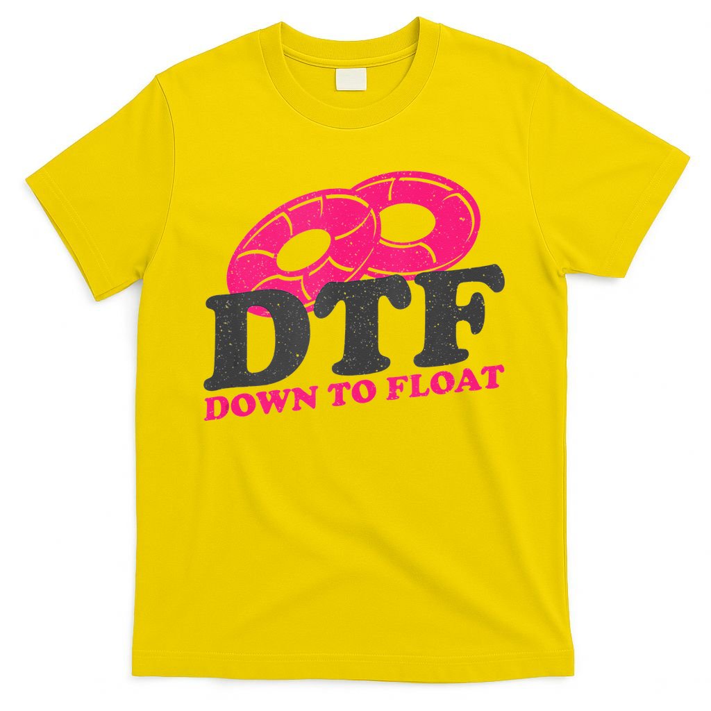 Funny River Tubing Down To Float Summer Float Trip T-Shirt