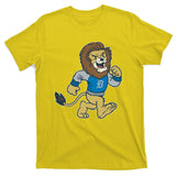 Funny Retro Vintage Lion Mascot Detroit Football Sports Fan T-Shirt