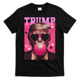 Funny Trump B.U.B.B.L.E Gum Sunglass Heart T-Shirt