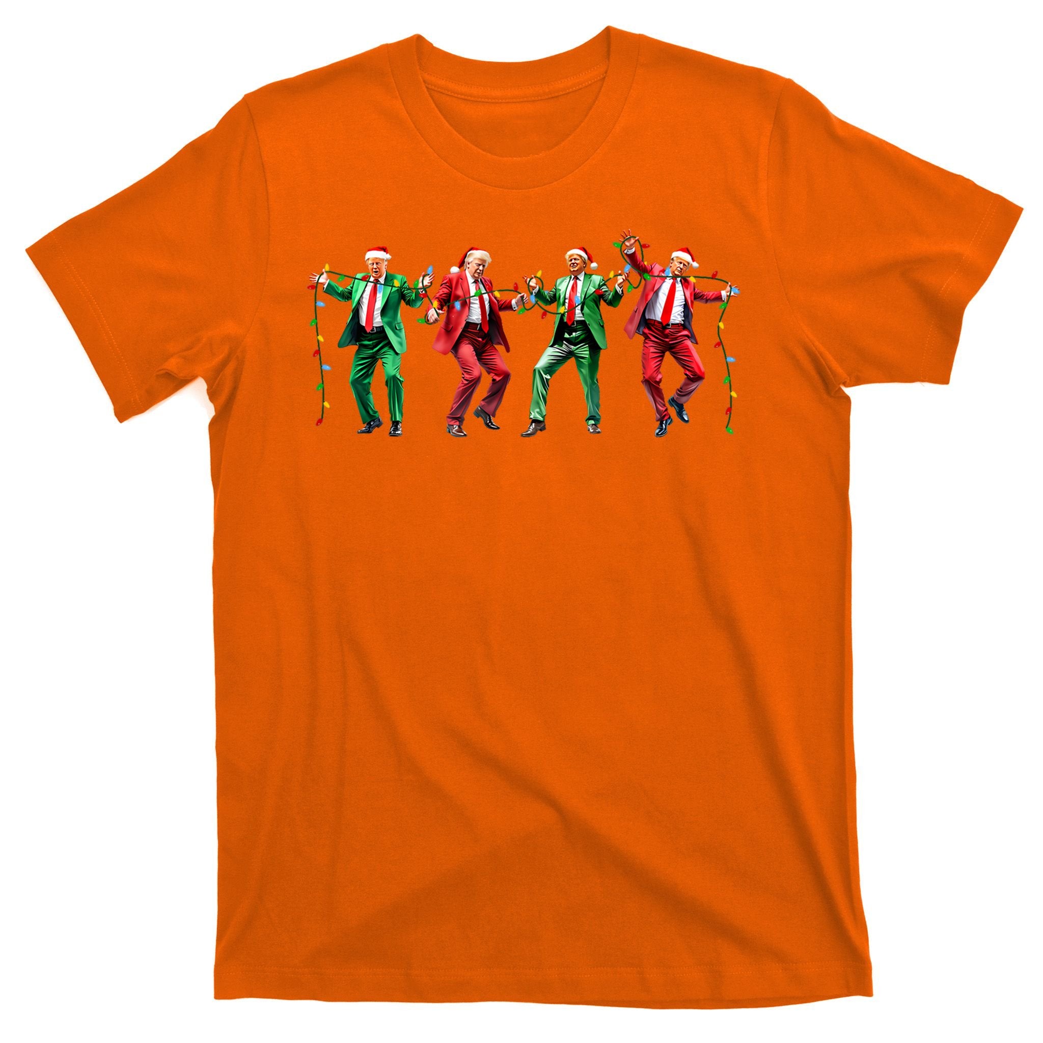 Funny Trump Dance Santa Claus Christmas T-Shirt
