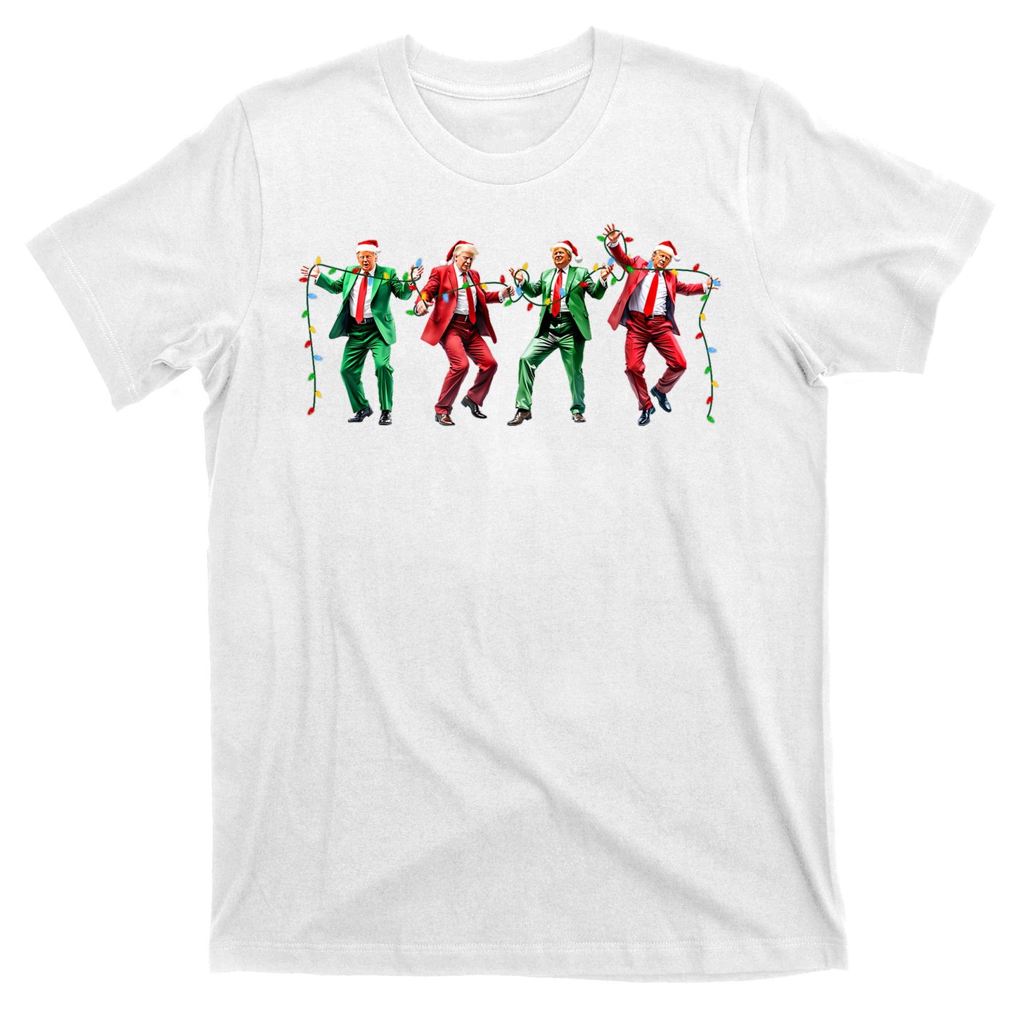 Funny Trump Dance Santa Claus Christmas T-Shirt