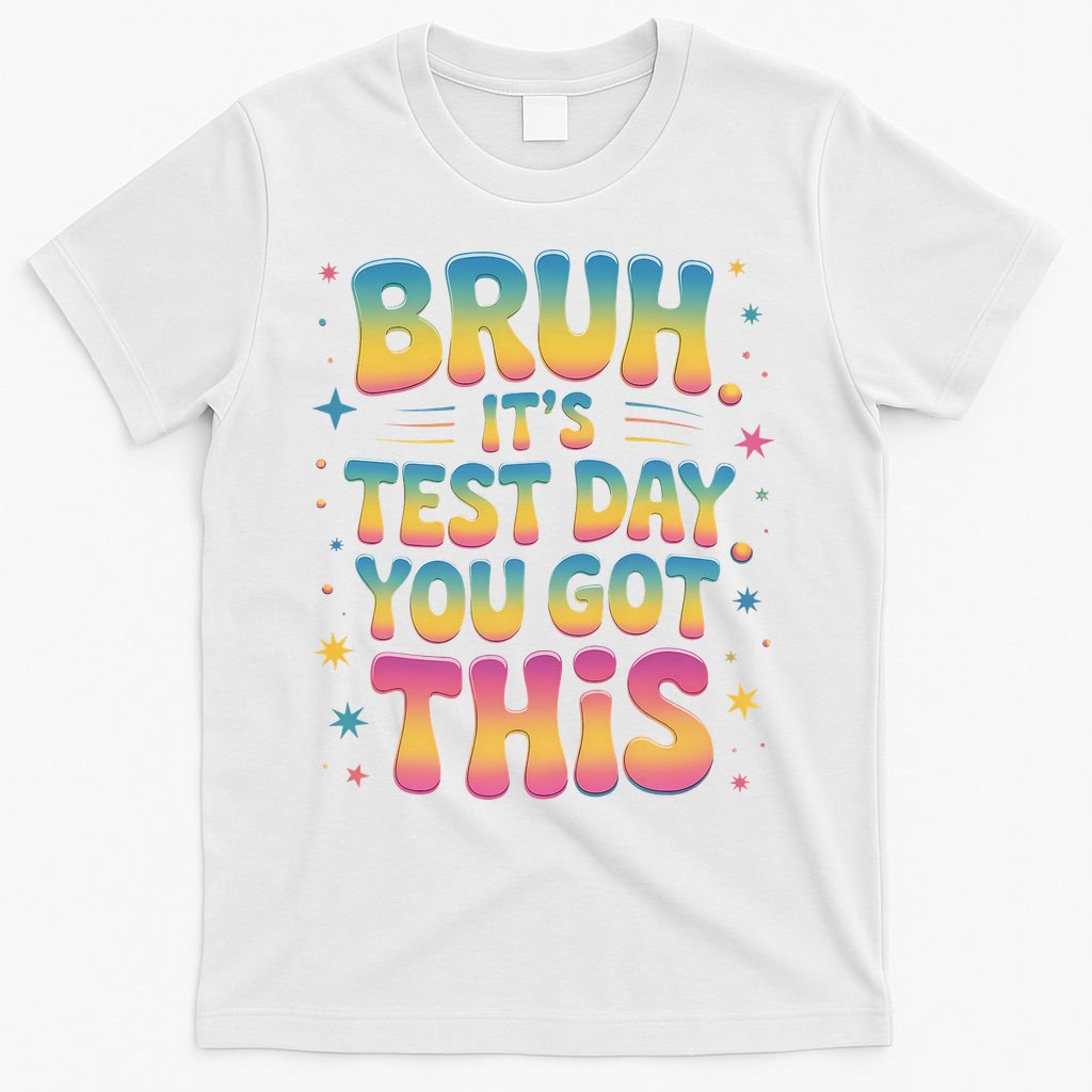 Funny Testing Day 2025 Quote Cool Test Day 2025 Teacher T-Shirt