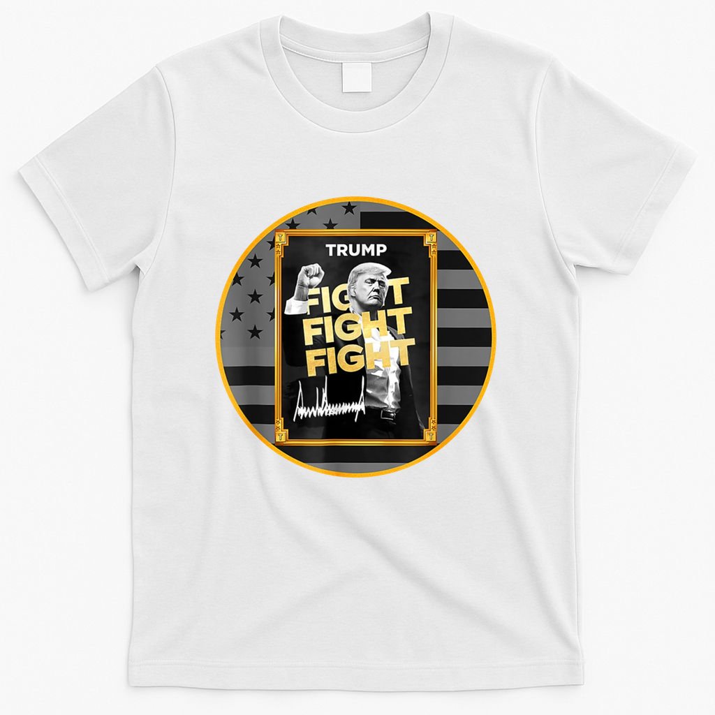 Funny Trump Fight Meme Coin Crypto President T-Shirt