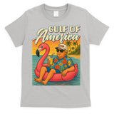 Funny Trump Flamingo Float Gulf Of US America Beach Lover T-Shirt