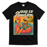 Funny Trump Flamingo Float Gulf Of US America Beach Lover T-Shirt