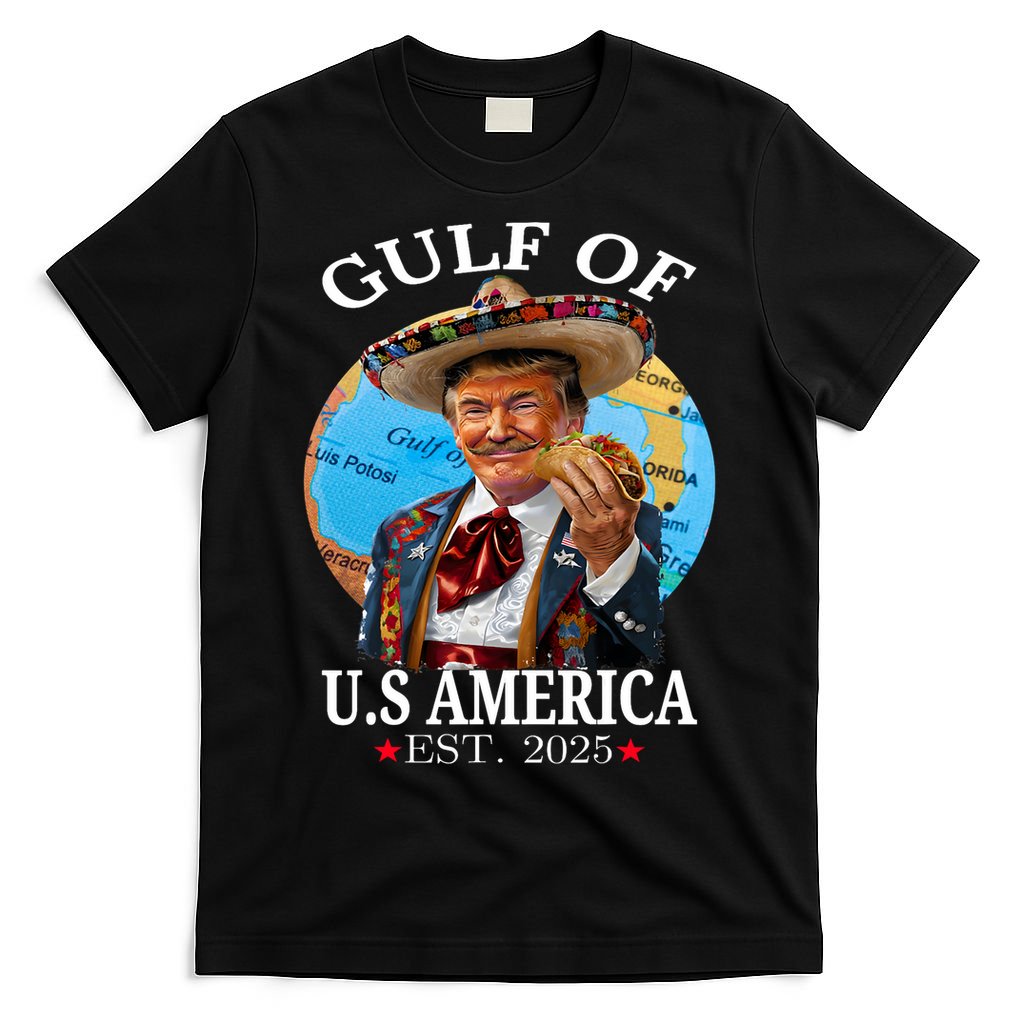 Funny Trump   Gulf Of US America 2025 Trump Merchandise T-Shirt