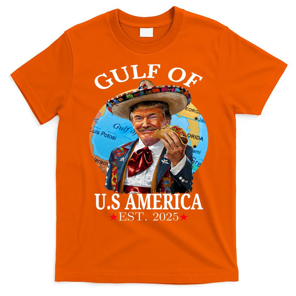 Funny Trump   Gulf Of US America 2025 Trump Merchandise T-Shirt