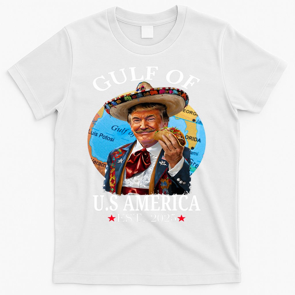 Funny Trump   Gulf Of US America 2025 Trump Merchandise T-Shirt