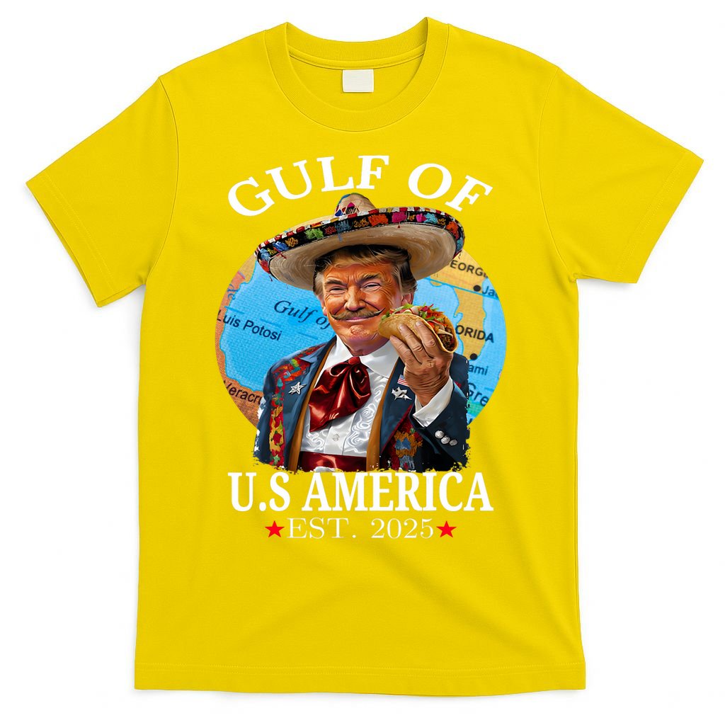 Funny Trump   Gulf Of US America 2025 Trump Merchandise T-Shirt