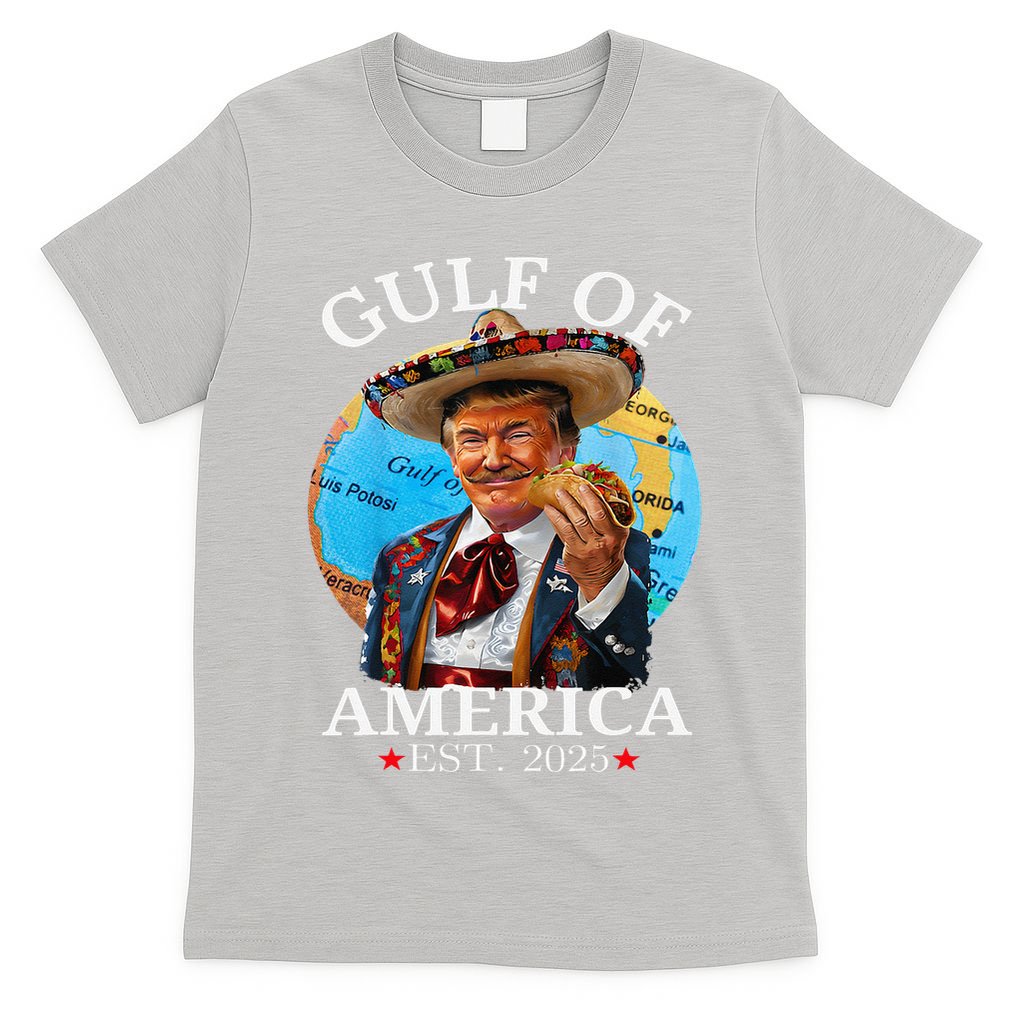 Funny Trump Gulf Of Us America 2025 Trump Merchandise .Png T-Shirt