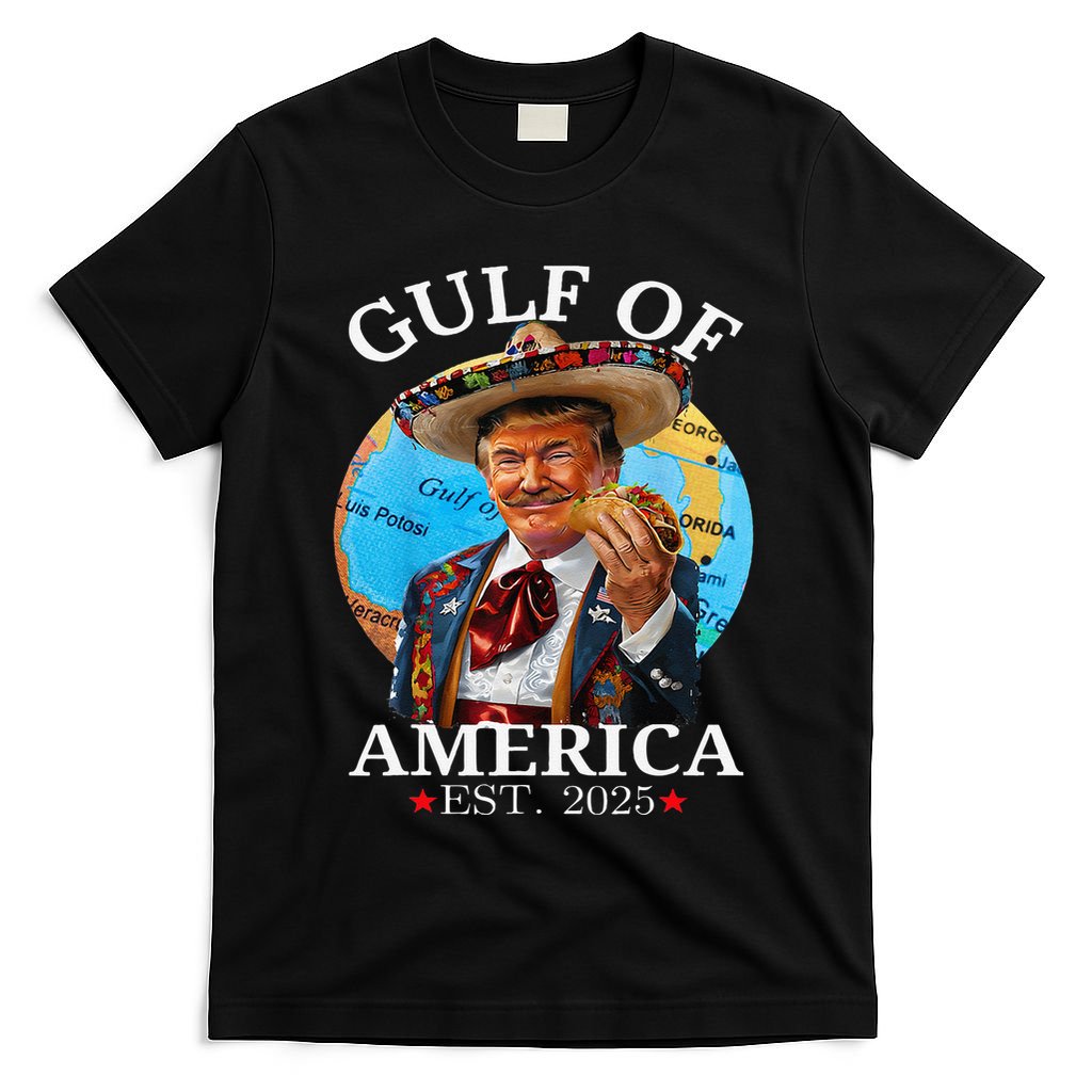 Funny Trump Gulf Of Us America 2025 Trump Merchandise .Png T-Shirt