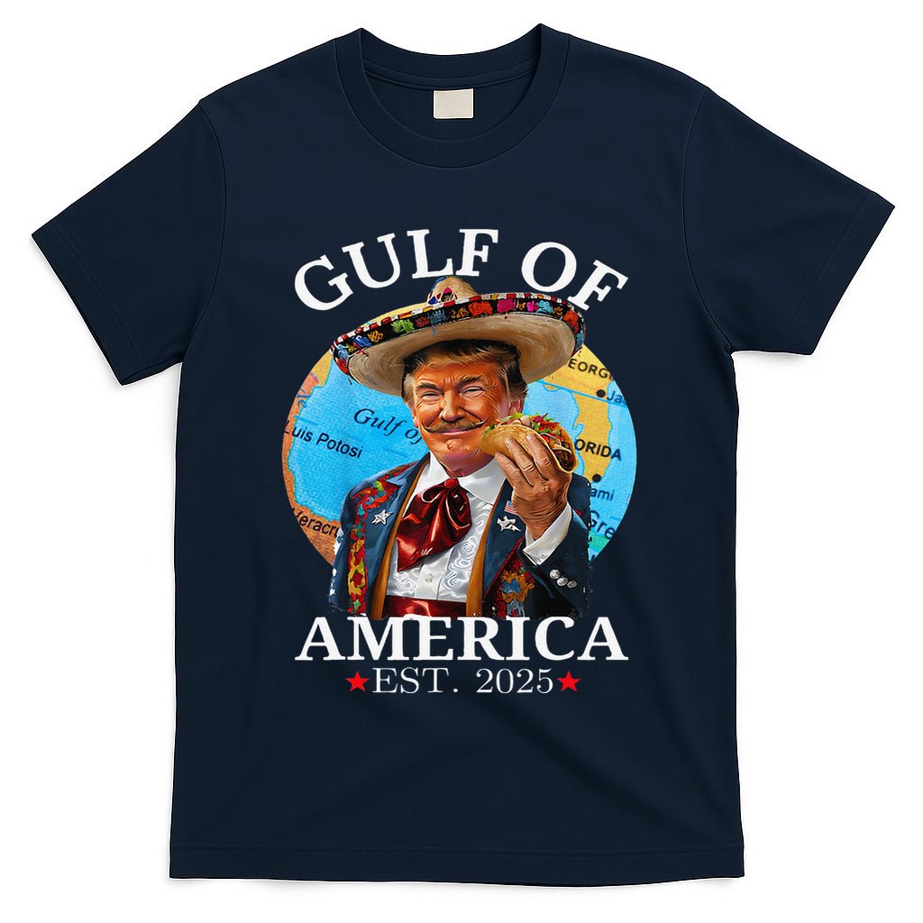 Funny Trump Gulf Of Us America 2025 Trump Merchandise .Png T-Shirt