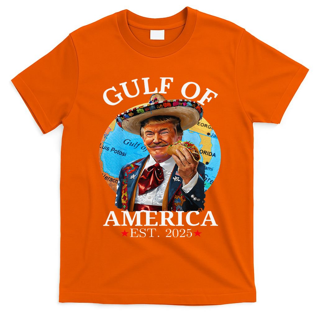 Funny Trump Gulf Of Us America 2025 Trump Merchandise .Png T-Shirt