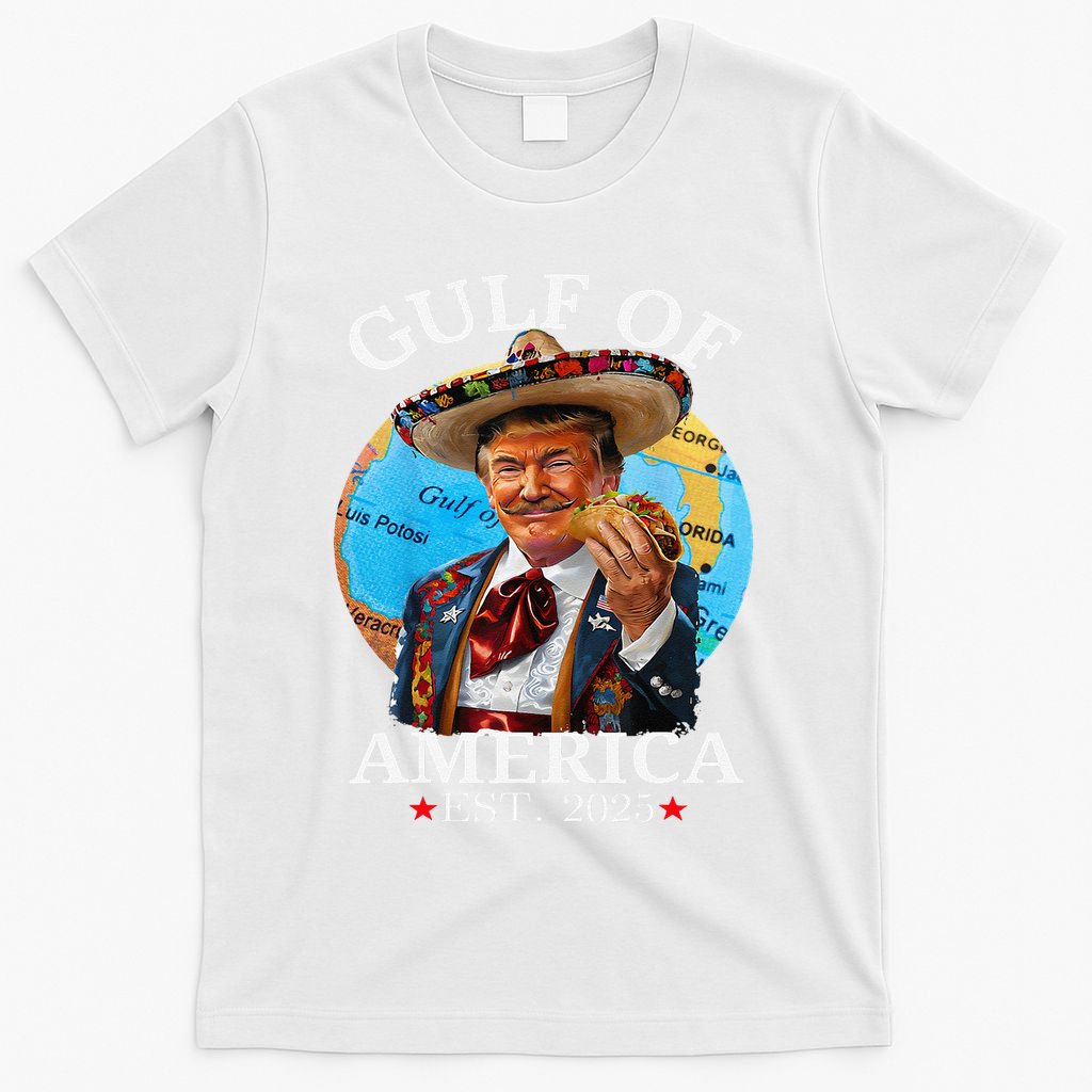Funny Trump Gulf Of Us America 2025 Trump Merchandise .Png T-Shirt