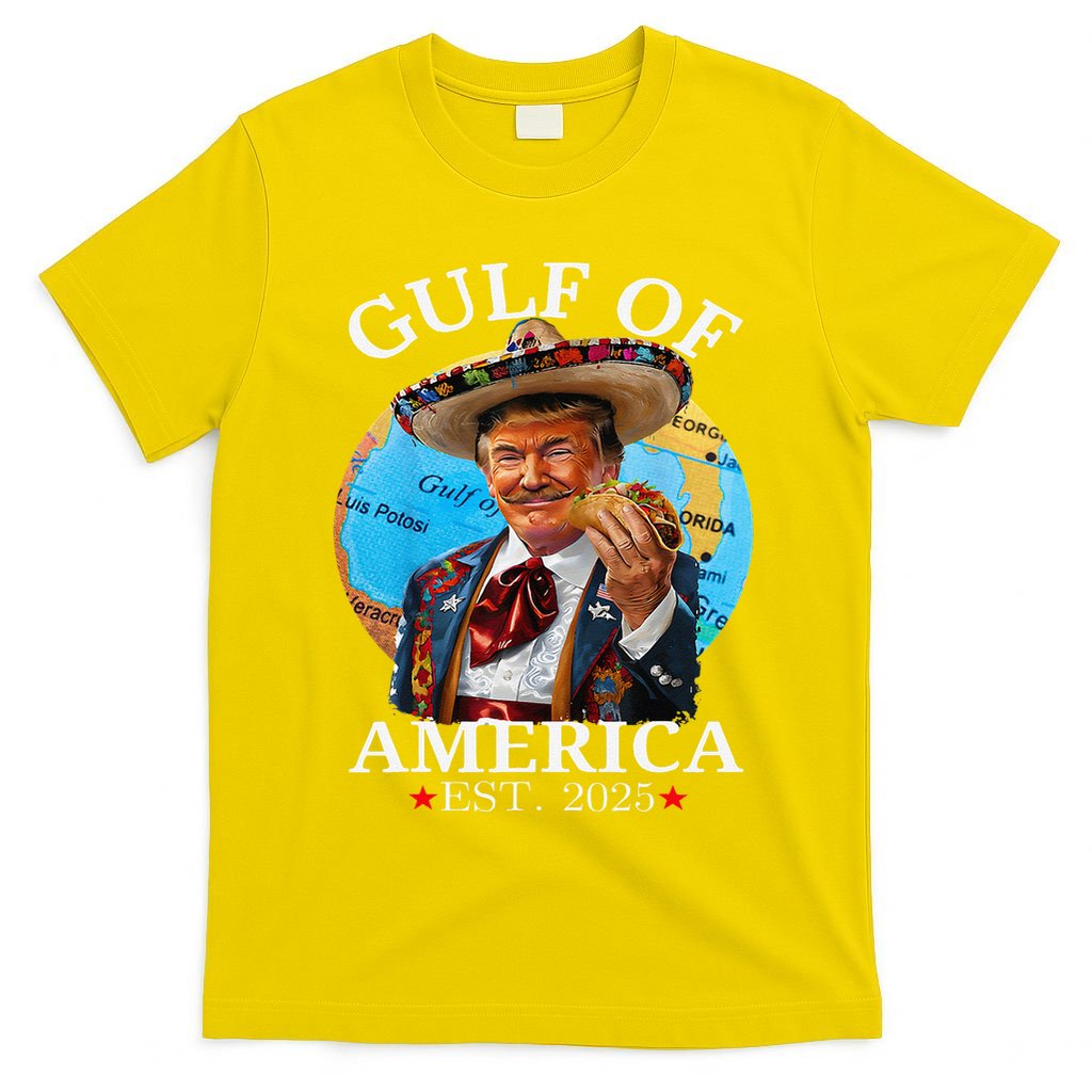 Funny Trump Gulf Of Us America 2025 Trump Merchandise .Png T-Shirt