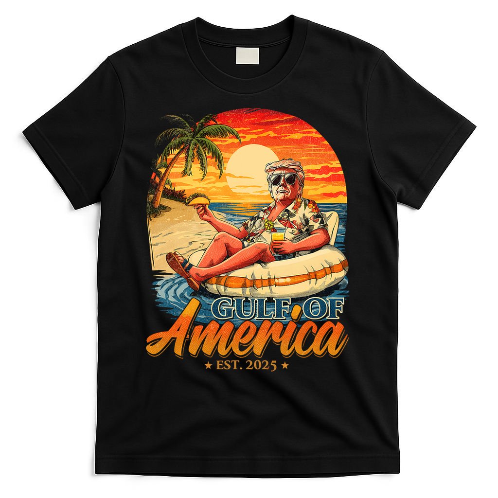 Funny Trump Gulf Of Us America Est 2025  T-Shirt