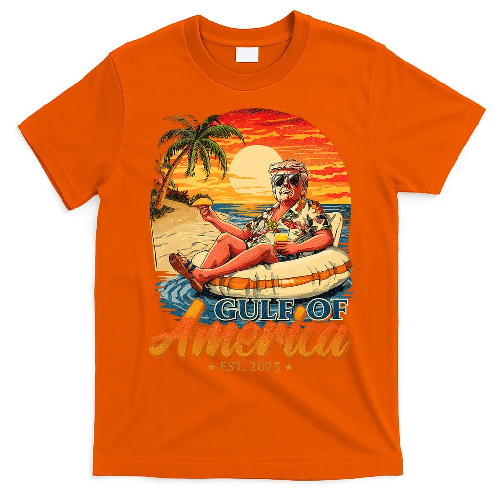 Funny Trump Gulf Of Us America Est 2025  T-Shirt