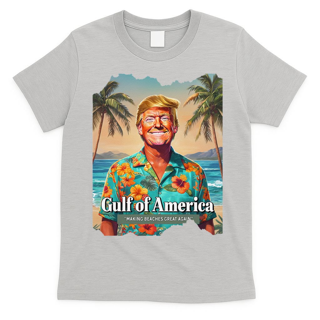 Funny Trump Graphic Gulf Of Us America Trump Merchandise T-Shirt