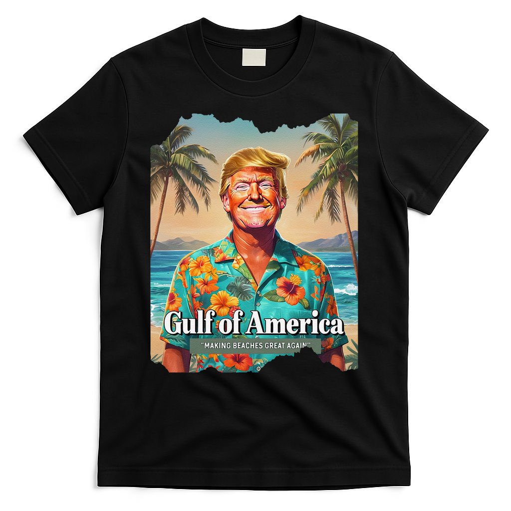Funny Trump Graphic Gulf Of Us America Trump Merchandise T-Shirt