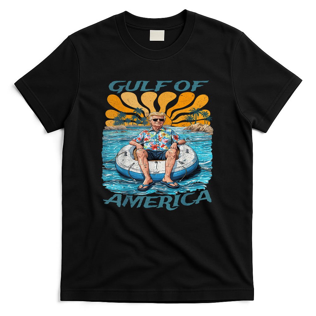 Funny Trump Gulf Of Us America Funny Kawaii Sunset T-Shirt