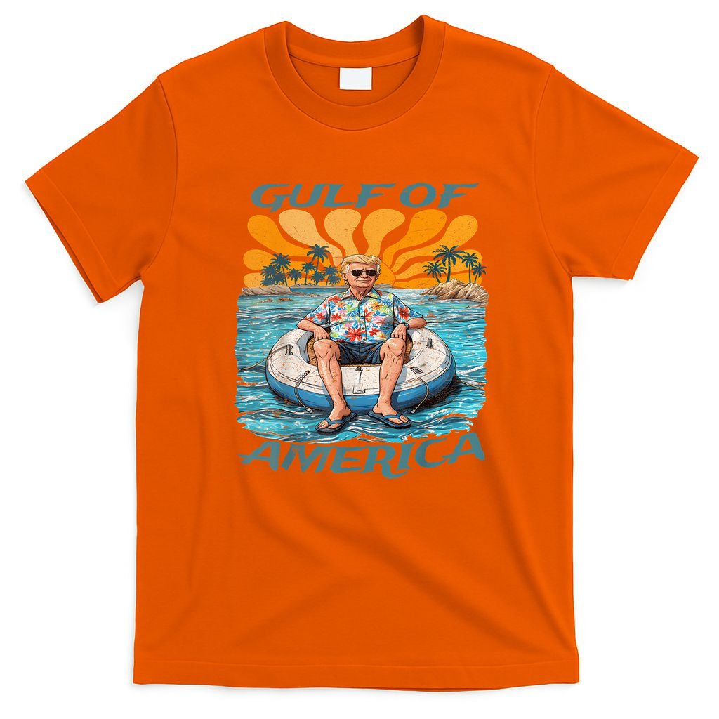 Funny Trump Gulf Of Us America Funny Kawaii Sunset T-Shirt