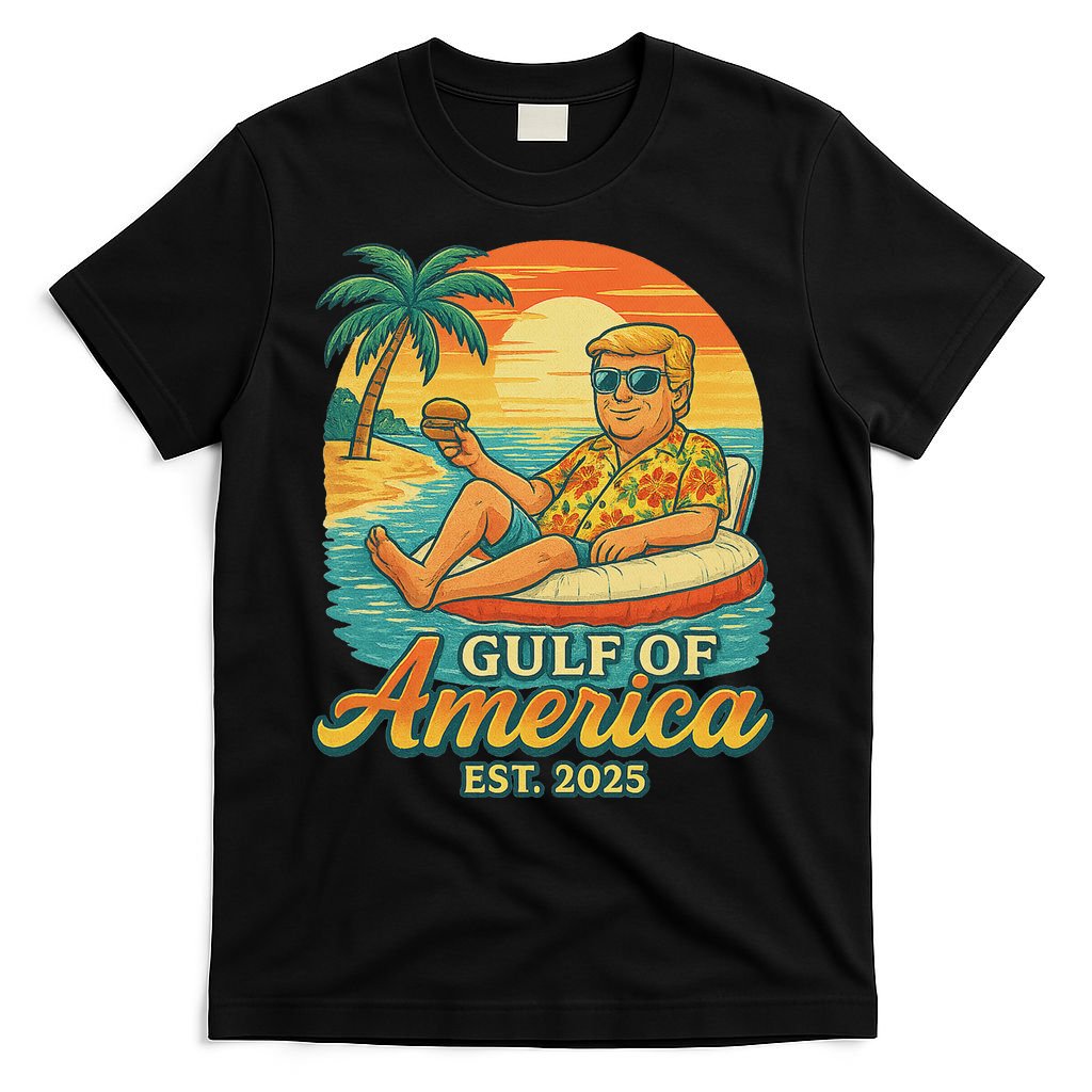 Funny Trump Gulf Of Us America Est 2025 T-Shirt