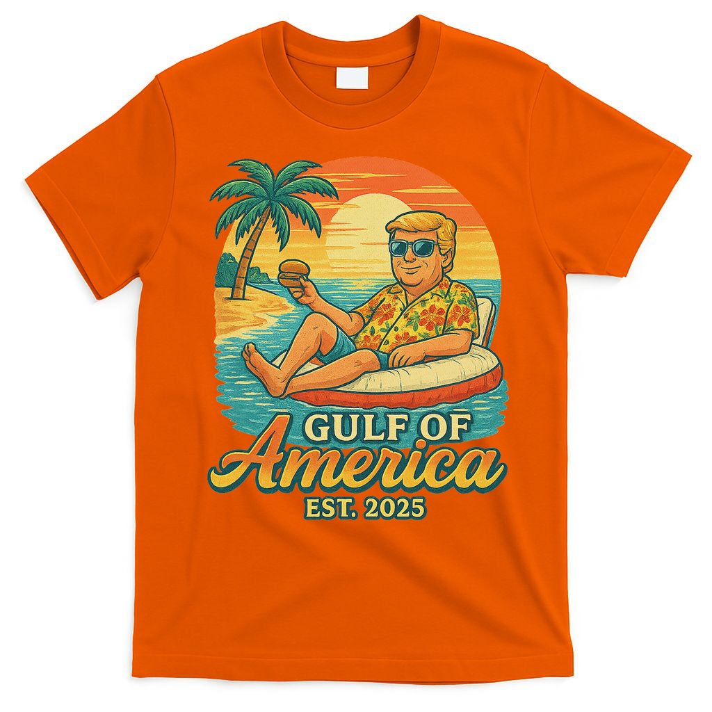 Funny Trump Gulf Of Us America Est 2025 T-Shirt