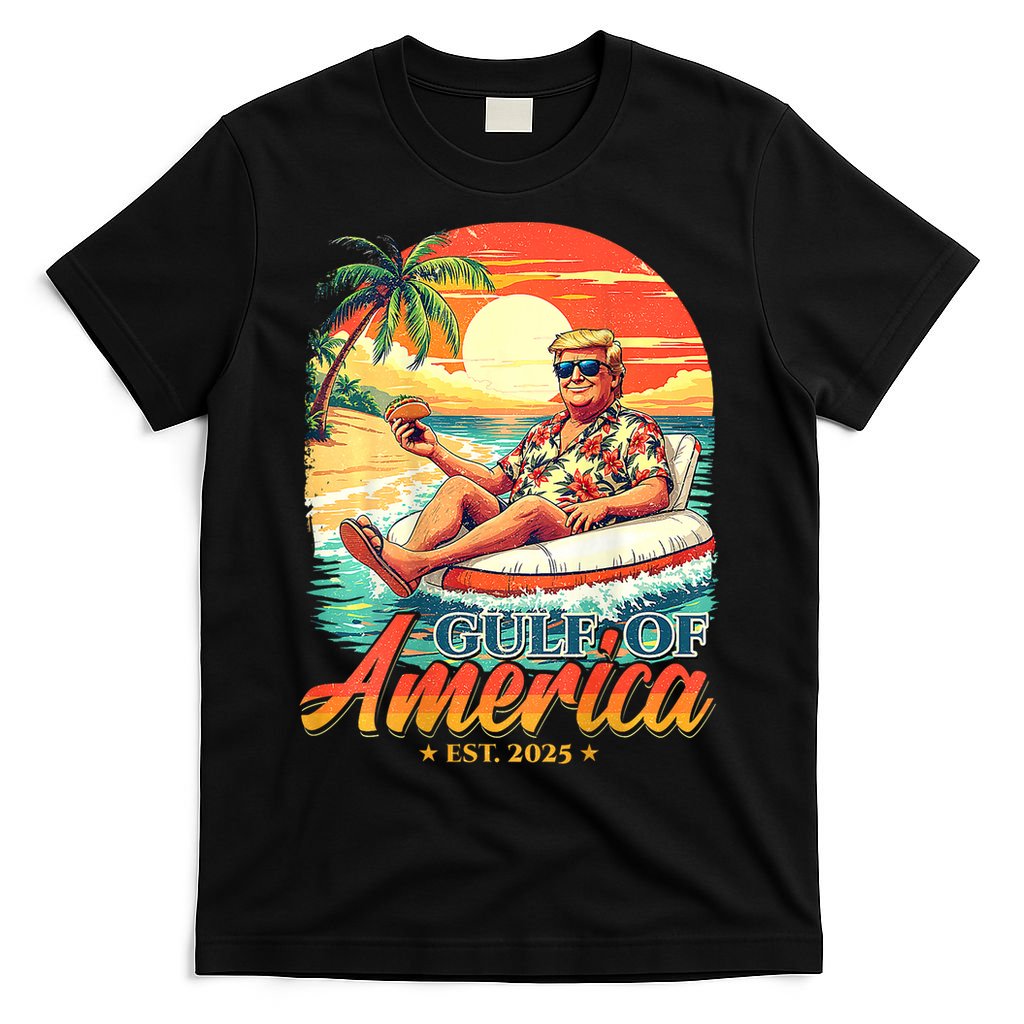 Funny Trump Gulf Of Us America Est 2025  T-Shirt