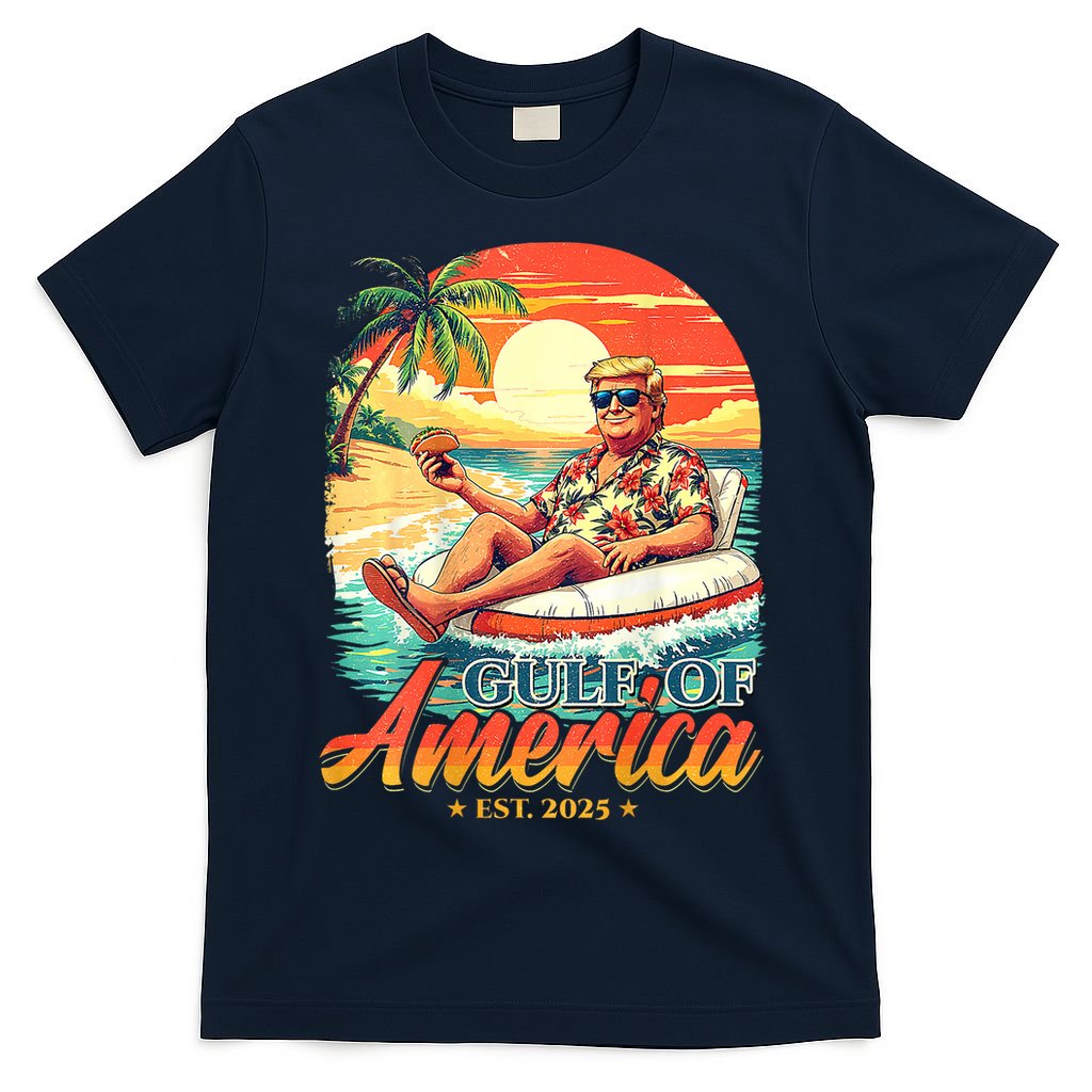 Funny Trump Gulf Of Us America Est 2025  T-Shirt