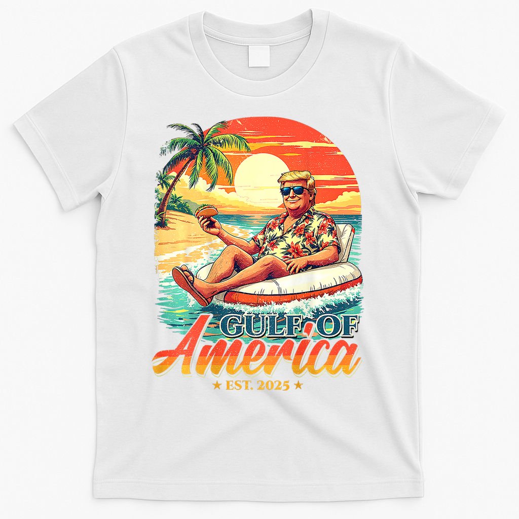 Funny Trump Gulf Of Us America Est 2025  T-Shirt
