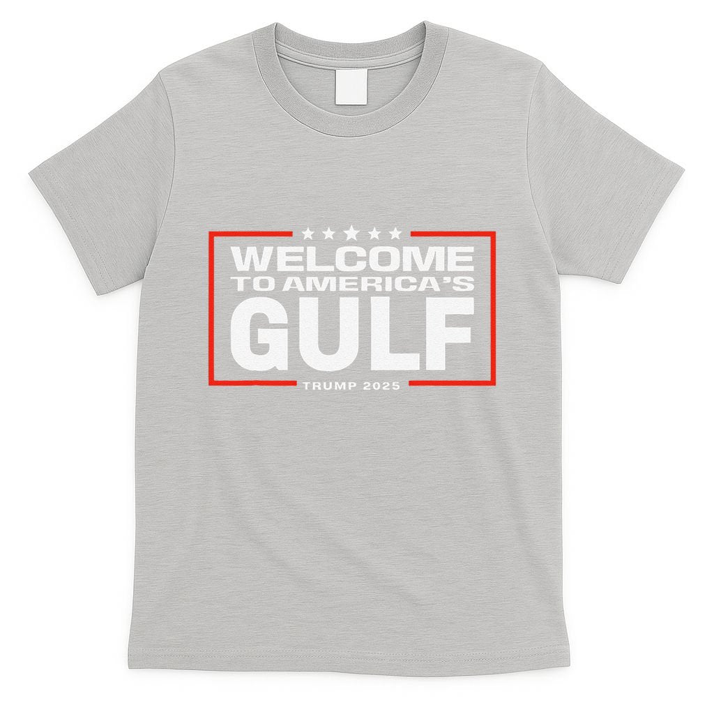 Funny Trump Mexico America Retro Welcome To AmericaS Gulf T-Shirt