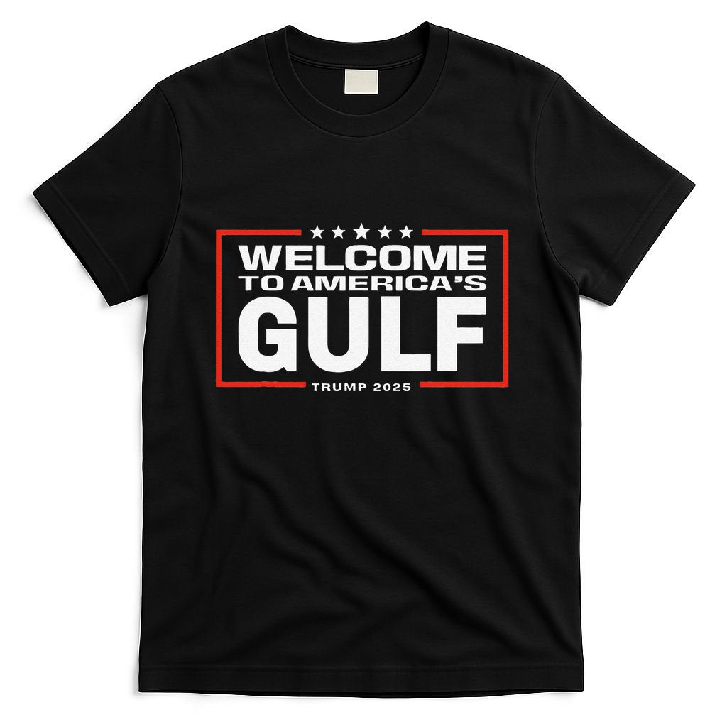 Funny Trump Mexico America Retro Welcome To AmericaS Gulf T-Shirt