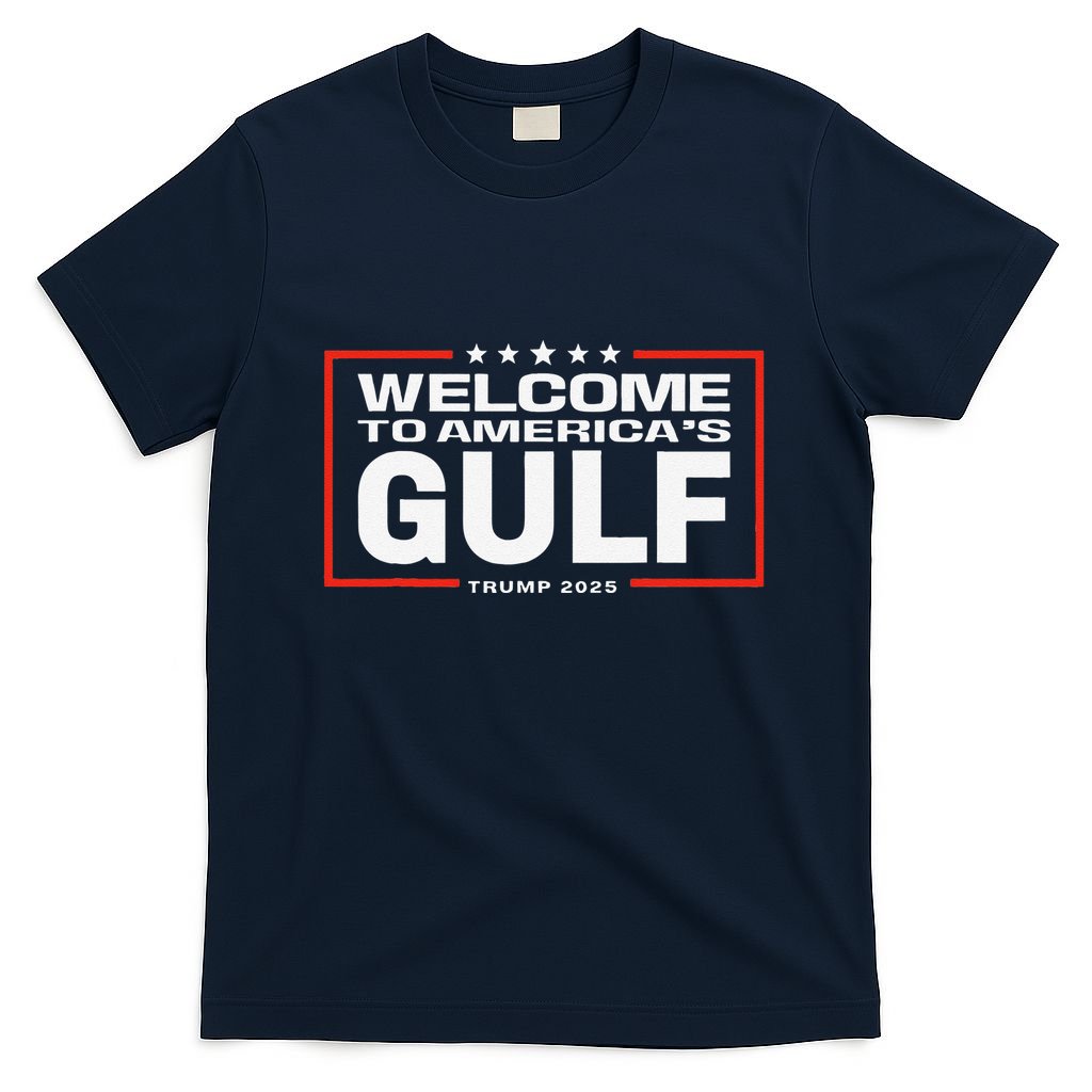 Funny Trump Mexico America Retro Welcome To AmericaS Gulf T-Shirt