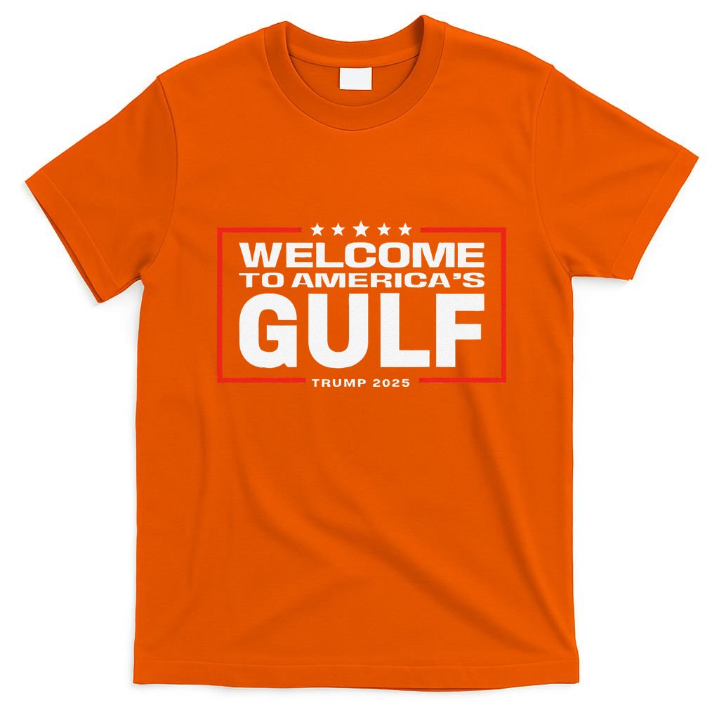 Funny Trump Mexico America Retro Welcome To AmericaS Gulf T-Shirt