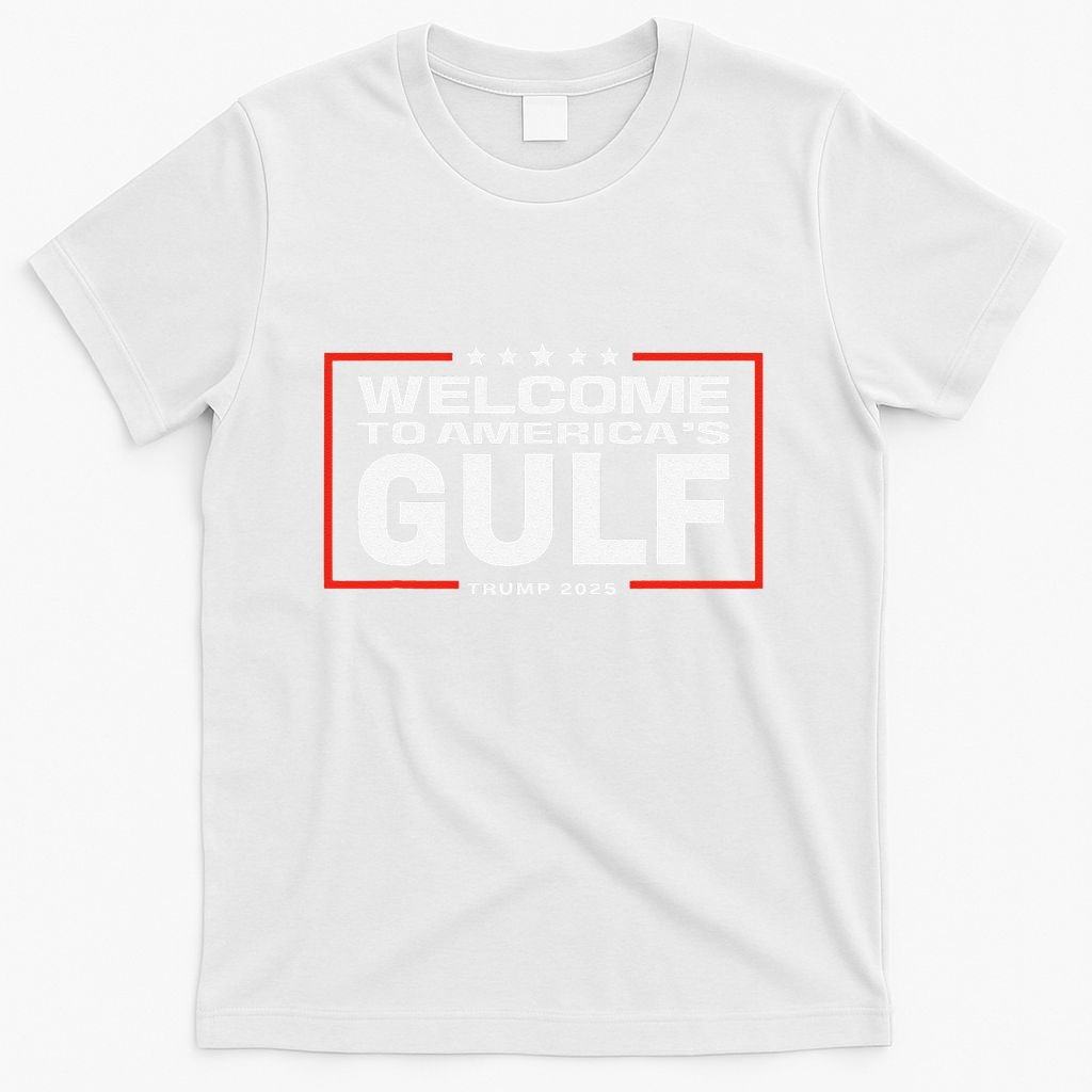 Funny Trump Mexico America Retro Welcome To AmericaS Gulf T-Shirt