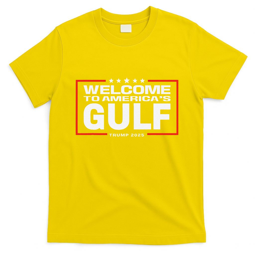 Funny Trump Mexico America Retro Welcome To AmericaS Gulf T-Shirt