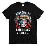Funny Trump Mexico America Retro Welcome To AmericaS Gulf T-Shirt