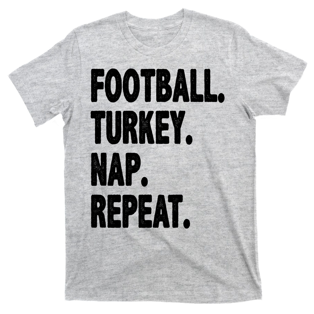Football Turkey Nap Repeat T-Shirt