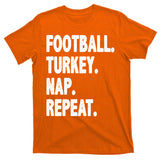 Football Turkey Nap Repeat T-Shirt