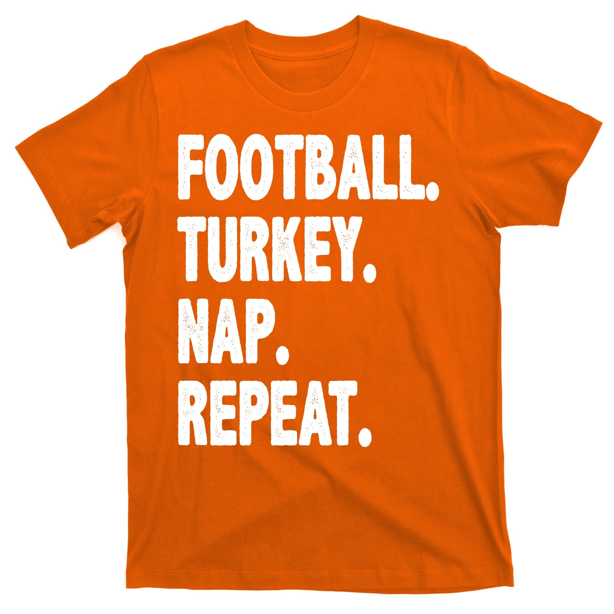 Football Turkey Nap Repeat T-Shirt