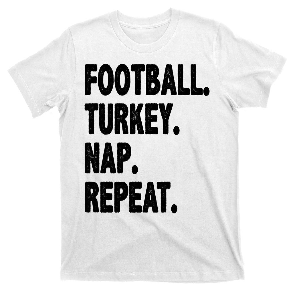 Football Turkey Nap Repeat T-Shirt