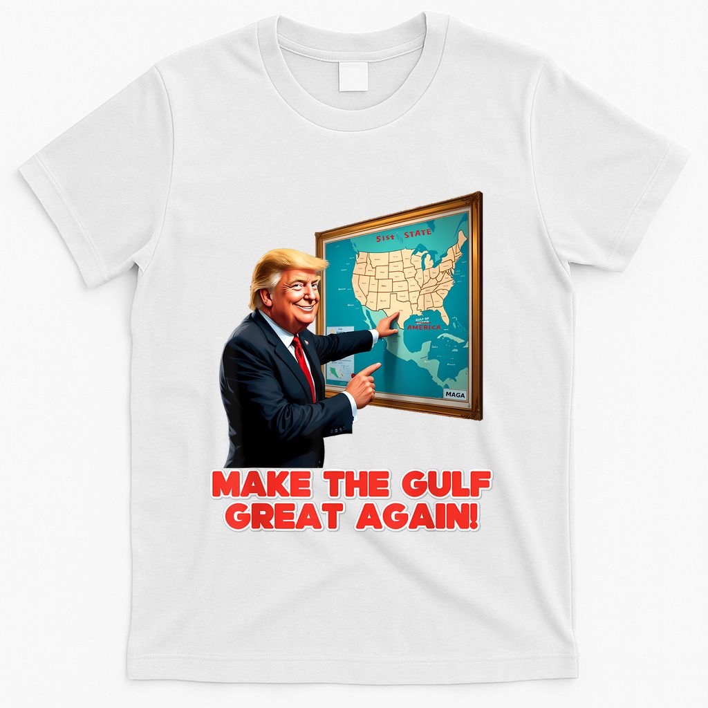 Funny Trump Renaming AmericaS Gulf Of Mexico Great Again T-Shirt