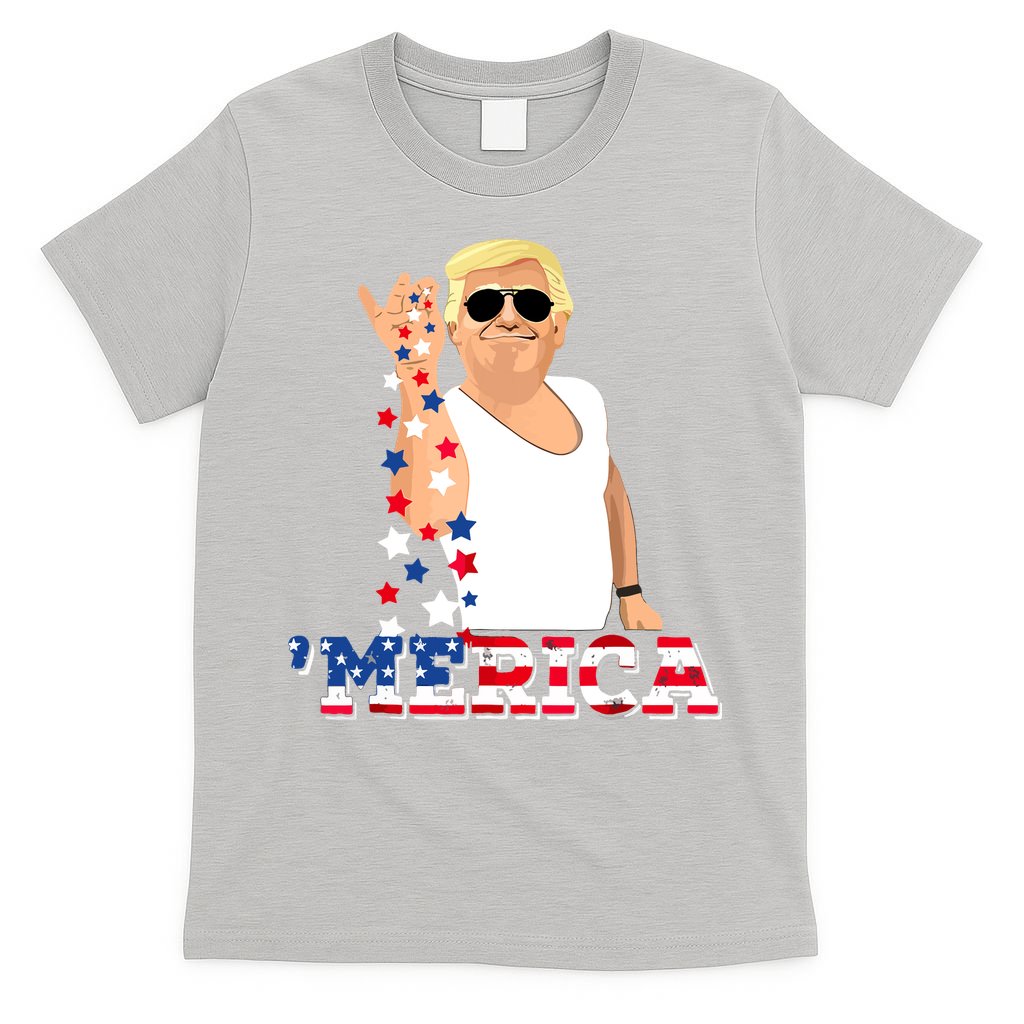Funny Trump Salt Merica Freedom 4th Of July T-Shirt