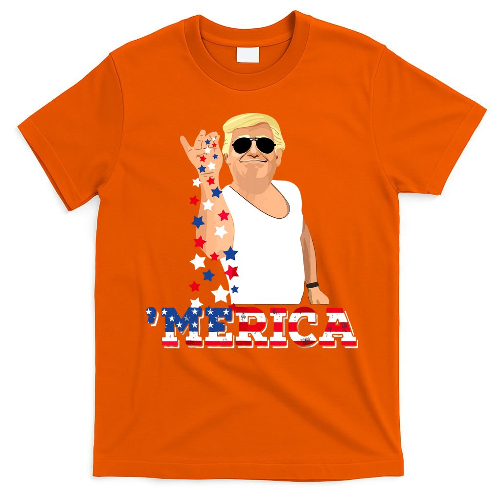 Funny Trump Salt Merica Freedom 4th Of July T-Shirt