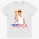 Funny Trump Salt Merica Freedom 4th Of July T-Shirt