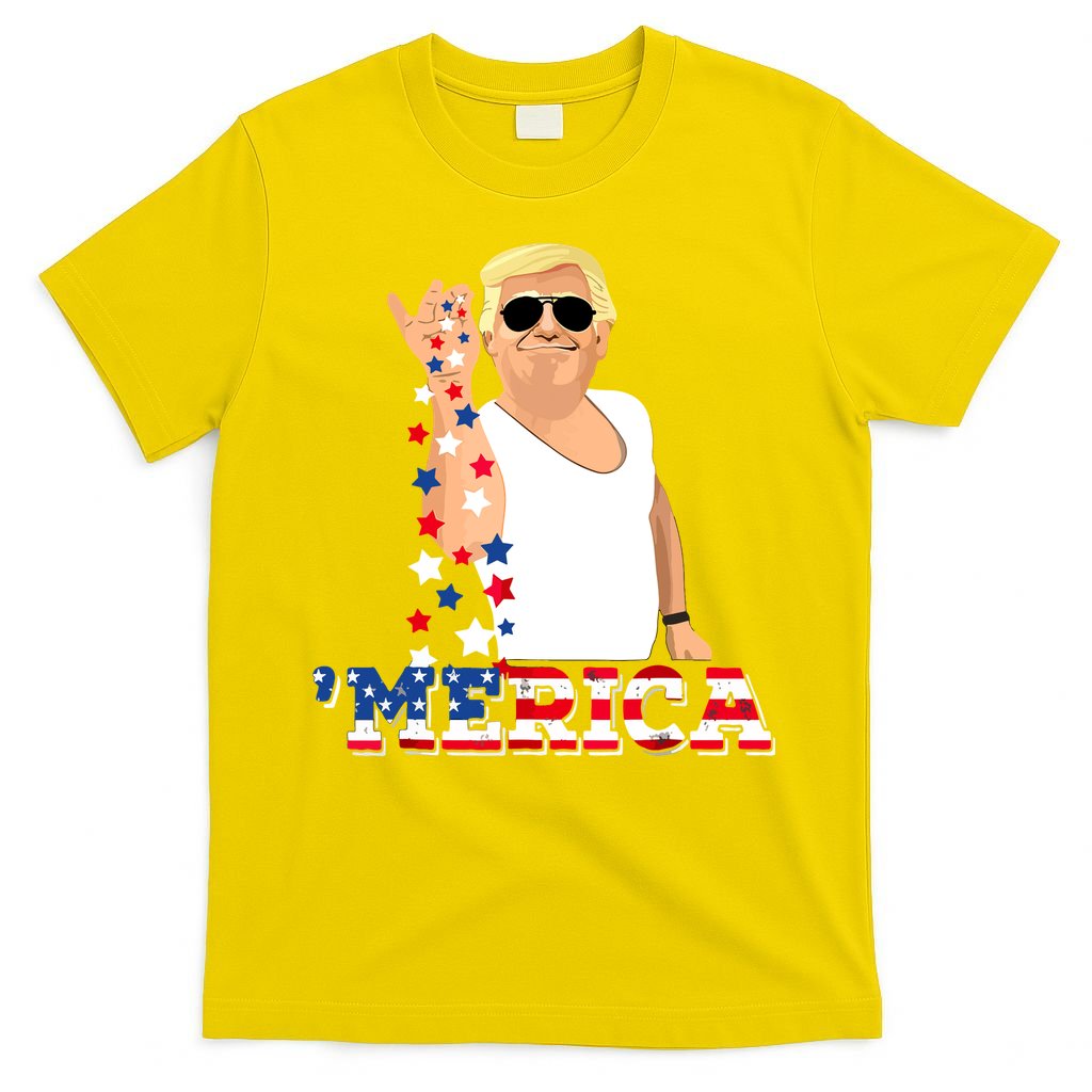 Funny Trump Salt Merica Freedom 4th Of July T-Shirt